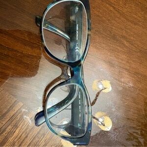 Tory Burch Teal and Black Eyeglasses